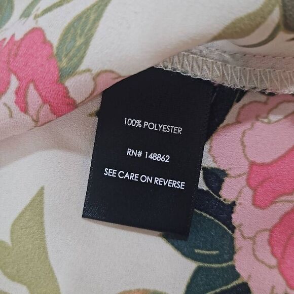 Torrid Womens Size 2 / 18-20 / 2x Georgette Zip-Front Dolman Blouse Flowy Dressy - Picture 10 of 14